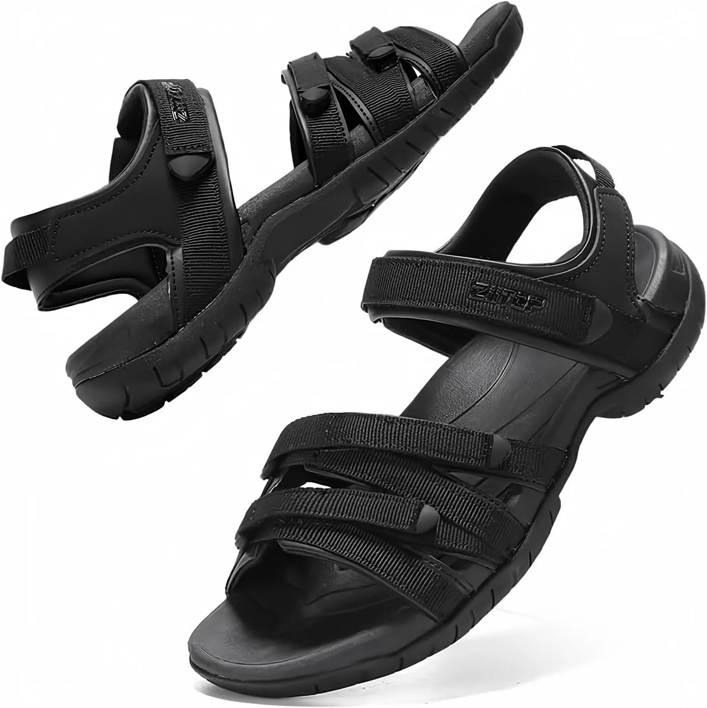 ziitop Womens Hiking Sandals Open Toe Sport Walking Sandal Straps with Arch Support Beach Vacation Casual Camping